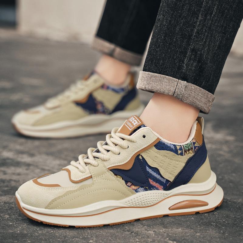 Low-top Running Platform Sports Dad Shoes Autumn and Winter Youth New Trend Heightening Leisure Travel Shoes Men's Shoes