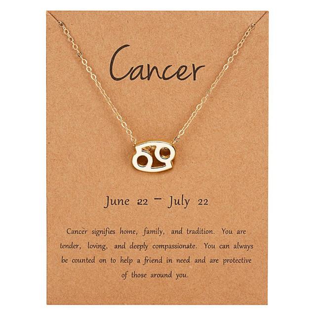 Neue schlichte, stilvolle Zwölf Sternbilder-Anhänger-Halskette für Frauen, Jahrestag, Geburtstag, schönes Geschenk, Statement-Mädchen-Schmuck