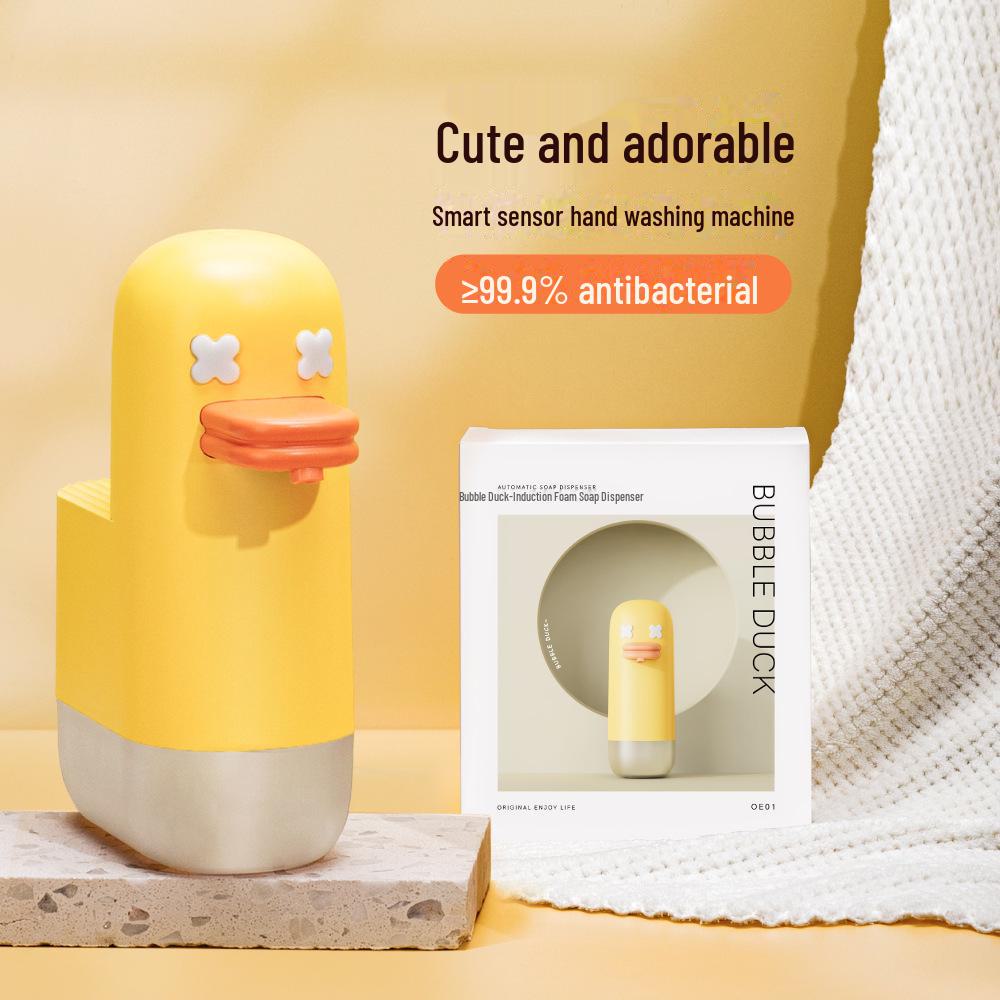 Children's Cartoon Foam Hand Soap Dispenser with Phone Charging Feature