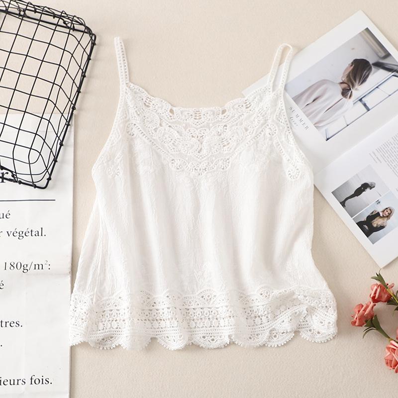 Chaleco de ganchillo de punto hueco para el verano de mujer con nuevo top de tirantes suelto bohemio sin mangas