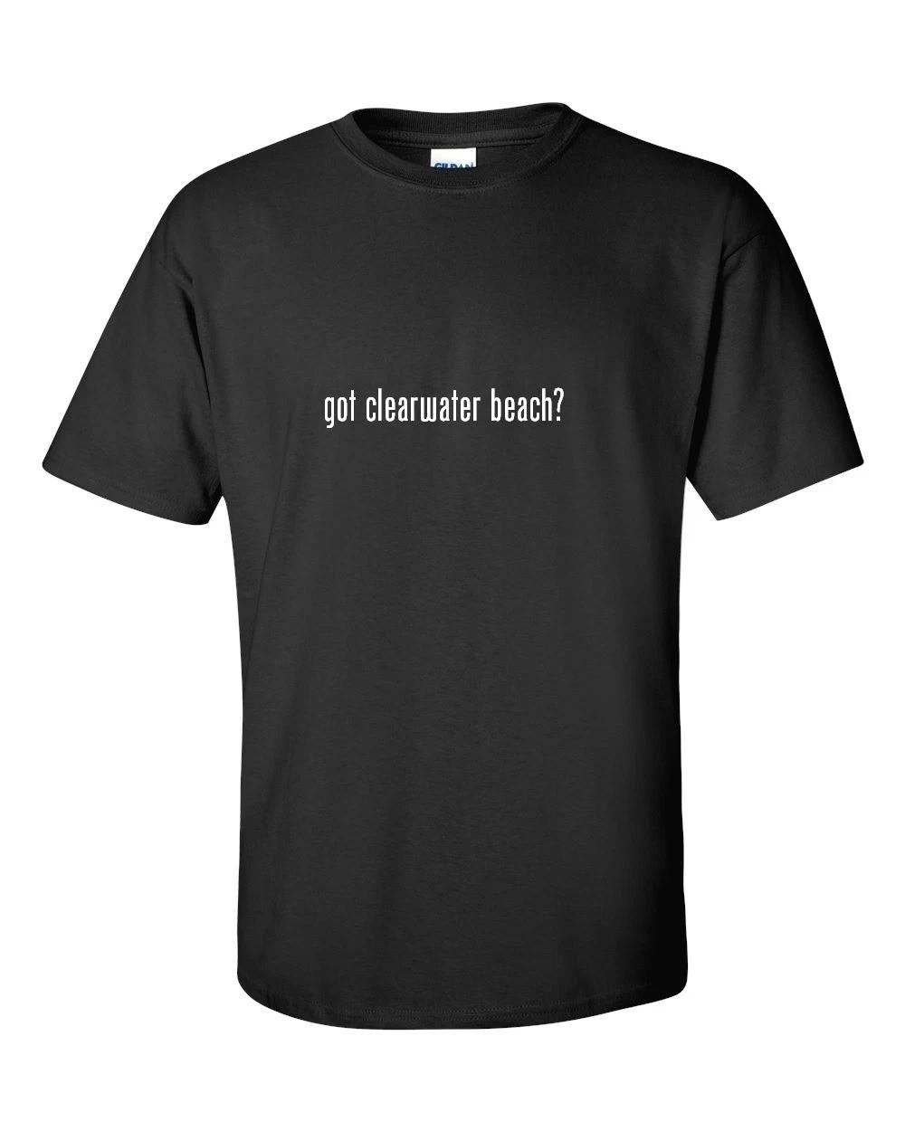 

Got Clearwater Beach  Cotton Funny Nerd Science Geek Black White T-Shirt L