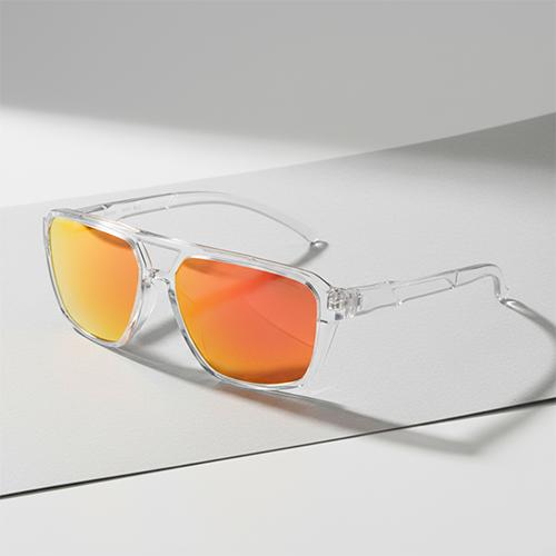 Pilli Forest Sports Sunglasses (Clear Orange Tint)
