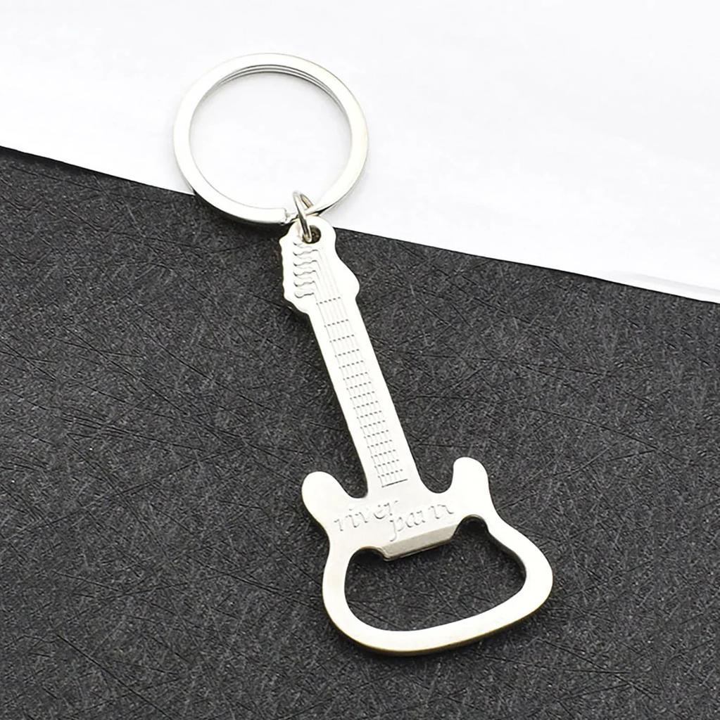 1pc - Guitar-Shaped Bottle Opener-Effortless Kitchen Tool for Beer, Wine & Juice-Durable, Stylish & Musical Accent