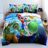 Mario Duvet Cover Sets Anime Bedding Set Bed Cover Kids Adult Quilt Cover Pillowcase Gifts Bedroom Decor
