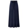 Solid Color Lace up Waist Hugging Skirt Solid Lace-up Sheath Skirt for Women