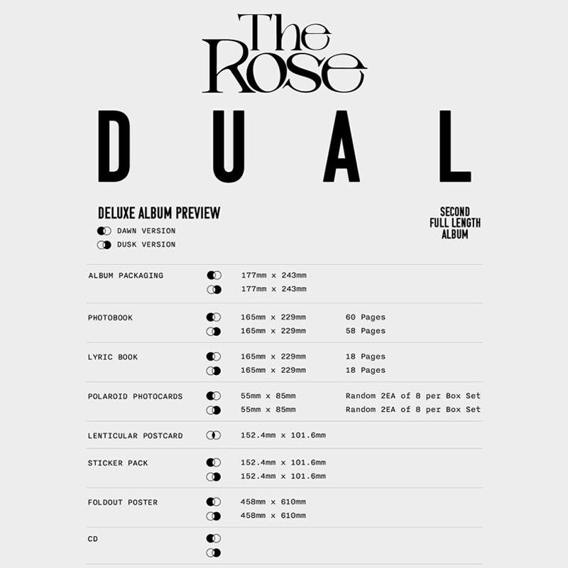 The Rose - DUAL (Deluxe Box Album) Dawn+Dusk ver.