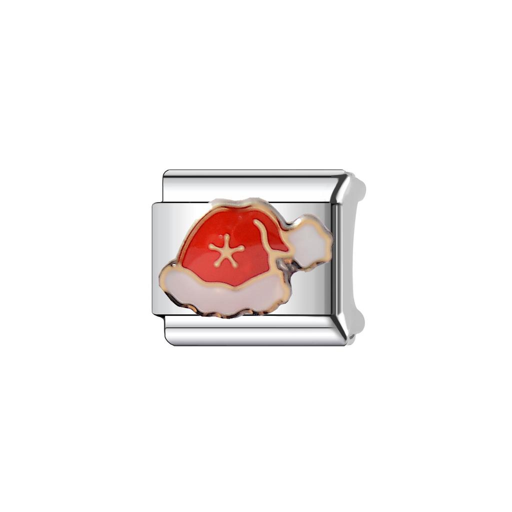 Mercedes-Benz & BMW Logo Pattern Christmas Hat Bracelet – DIY Customizable.