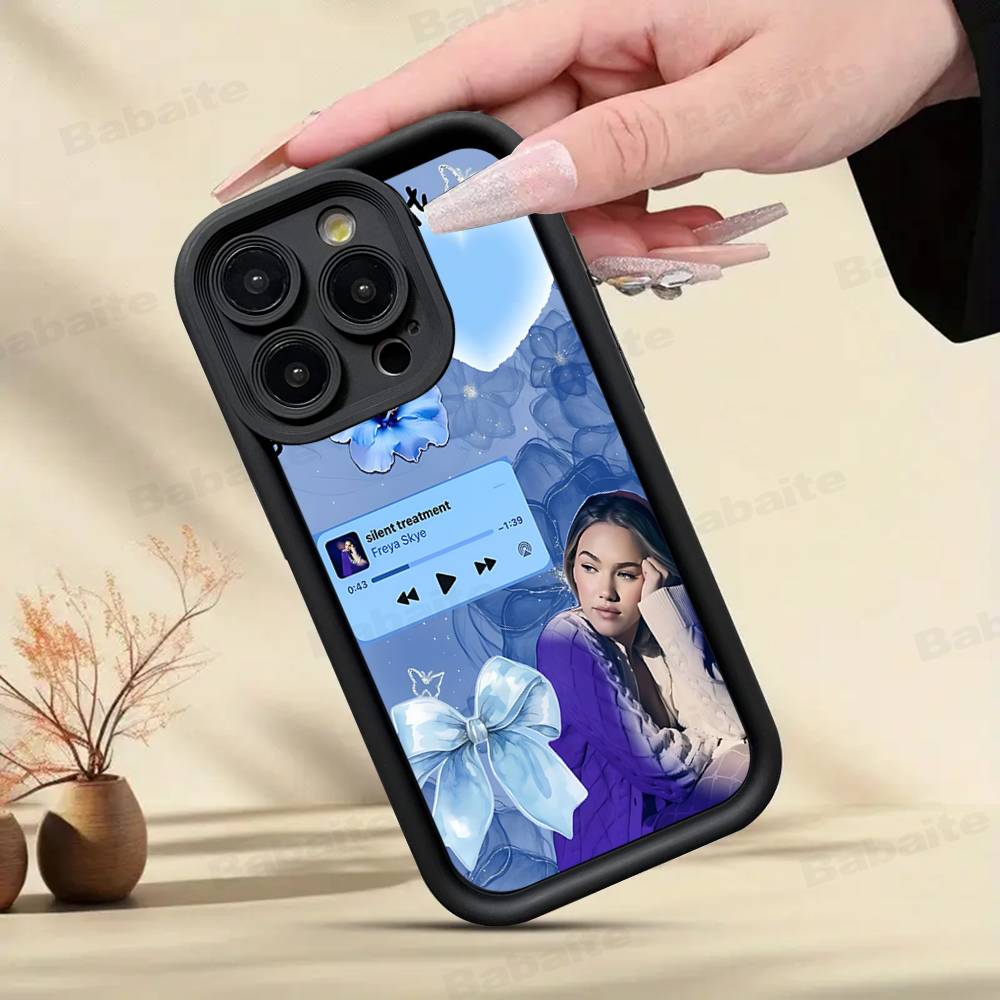 Sänger F-Freya Skye Silikon Weiche Handyhülle Für IPhone 17 16 14 13 12 11 15 Pro Max Plus Air Cover