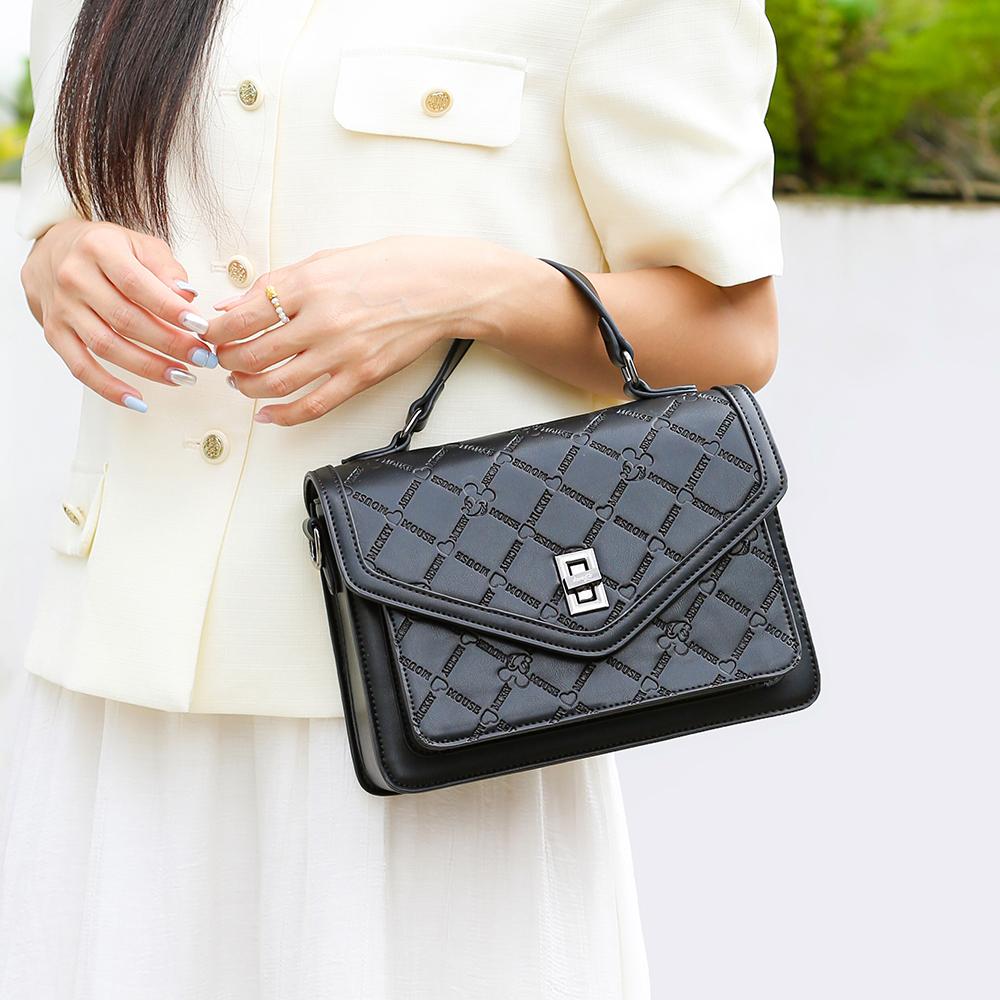 New Disney Mickey Series PU Shoulder Bag, Handbag Women's White BMK-71454W