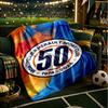 Montpellier Sc Crest Blanket Lightweight Ideal Bedding Blanket Perfect for Travel, Camping, Living Rooms, Offices, Sofas, Fan Christmas gift