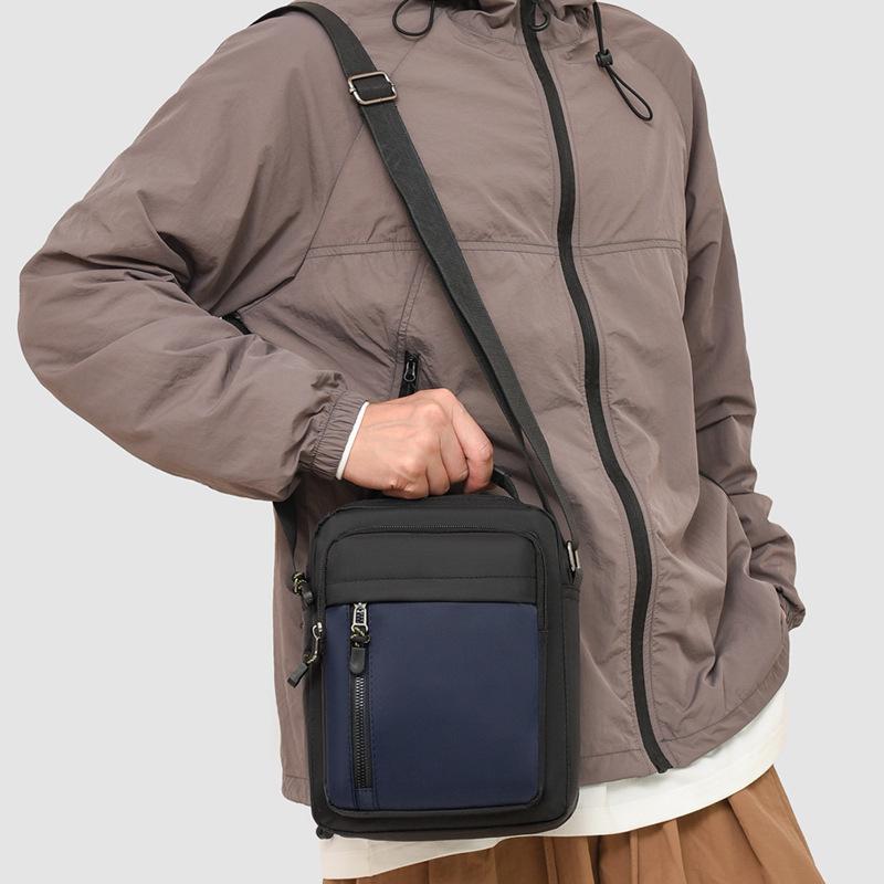 Men's Trendy Vertical Crossbody Bag - Lightweight Casual Travel & Commuting Handbag