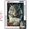 5D DIY Diamond Painting Ferocious Animal Cross Stitch Diamond Art Embroidery  Mosaic Home Deco