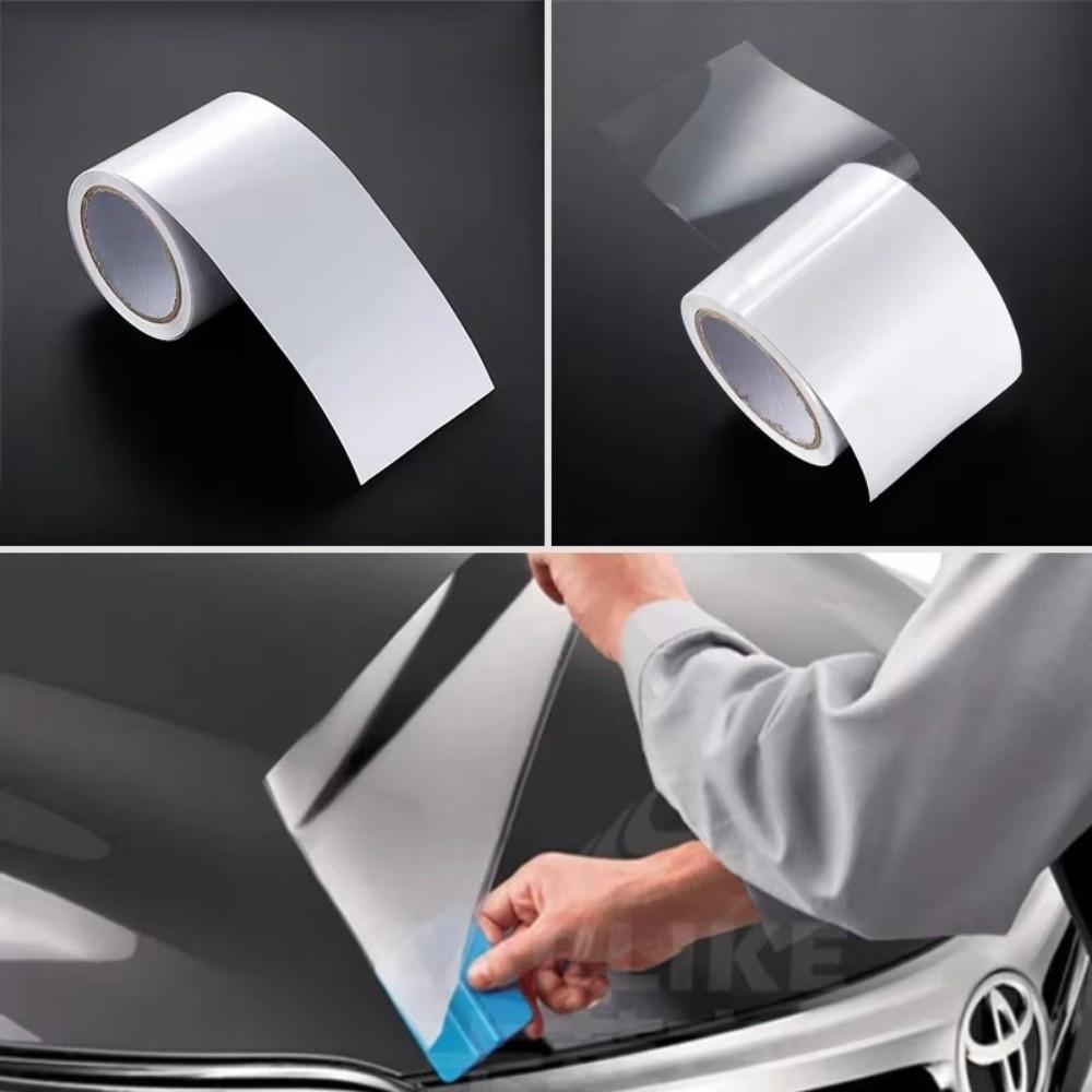 Clear Car Film Patch Self Adhesive Paint Protection Film Rhino Skin Sticker Bumper Edge
