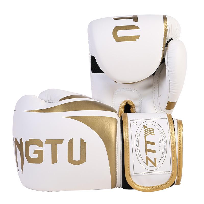 

ZTTY Muay Thai Punching Bag Gloves with Rubber and Plastic Liner 16 oz