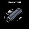 Fast Charging USB Type C Audio Adapter 2 In 1 USB-C Earphone Converter NEW