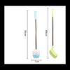 NHZHIW Wall-Mounted Long Handle Bathroom Cleaning Brush