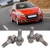 17mm Hex Wheel Lug Bolts Replacement High Strength Steel Studs for Peugeot 206 207