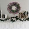 Artificial Front Door Wreath 4 Season Eucalyptuses Flowers Wreath for Wedding
