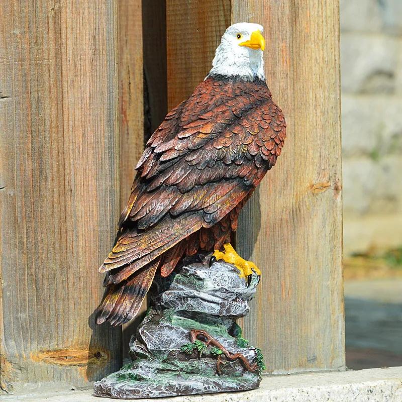 

Simulated Animal Eagle Decorative statues Resin sculpture Retro Home Living Room Office Outdoor Garden Decorative Accessories