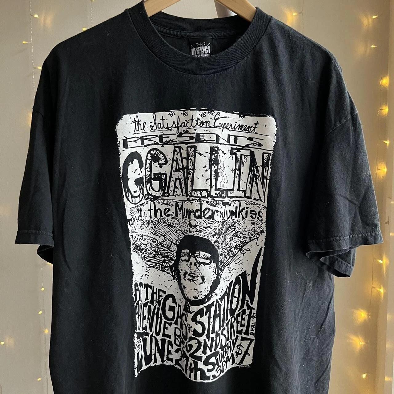 New GG Allin and the Murder Junkies shirt Basic Black Unisex T shirt Classic Style XXL