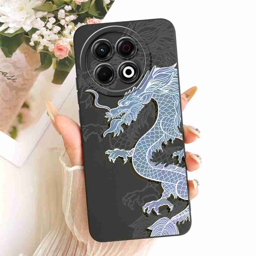 For Tecno Spark 30 Pro 4G KL7 Case Butterfly Dragon Soft Silicone Cover For Tecno Spark30 Spark 30 Pro Shockproof Phone Cases