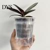 Vochtminnende Plantenbak Clear met Waterreservoir, Plastic Zelfwatergevende Bloempot, Geperforeerde Binnenpot, Decoratief Kantoor Ademende Wortelcontrole