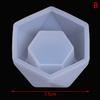 Geometric Diamond Shaped Surface Succulent Plant Flower Pot Silicone Mold
