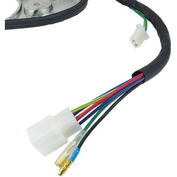 Motorcycle Oil Tank Gauge Assembly Compatible with LIF-an 150-11 QJ 150-3B Compatible with STO-rm Pri-nce EN150 Oil Meter Indicator Frame