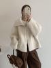 Women's Fuzzy Lamb Wool Jacket: Versatile Korean Fashion for Autumn and Winter