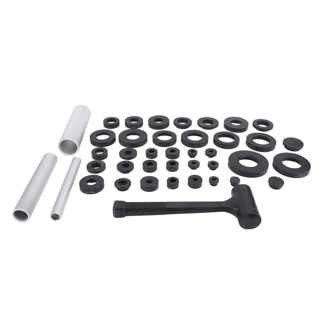 37PCS Seal Bearing Installation Kit Impact Resistant Nylon Metal Structure Oil Seal Installer Tool with Storage Box