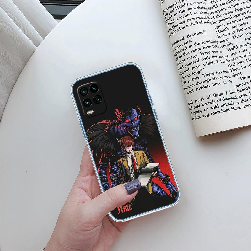 Death Note Ryuk kira Transparent Phone Case for Motorola Moto G40 G04 G05 One Ace Action Fusion + Plus Hyper Macro Vision Zoom