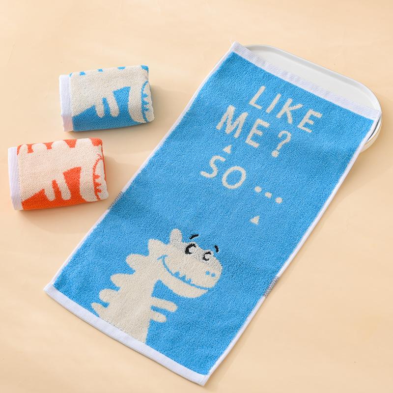 1 STK Håndkle Barnebomull A-klasse bomullsbomullshåndkle fortykket Absorberende Husholdningshåndkle Vask Ansiktshåndkle Absorberende håndklær til flerbruksbruk