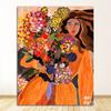 Persoonlijkheid Vrouw Veelkleurig Canvas Schilderij Kunstdruk Foto Muur Woonkamer Huisdecoratie Modern Abstract Poster Schilderij