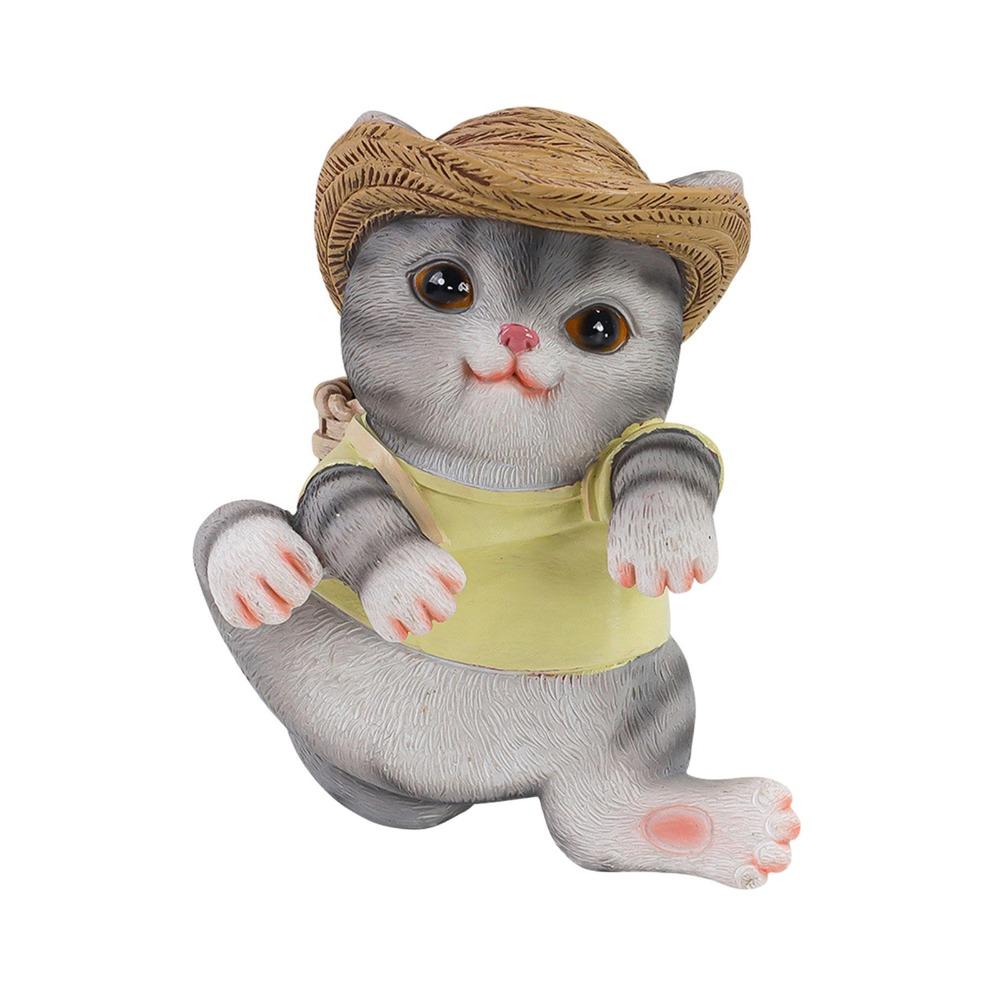 

Kawaii Animal Flower Pot Hanging Ornament Mini Climbing Animal Figurine Desk Style 1