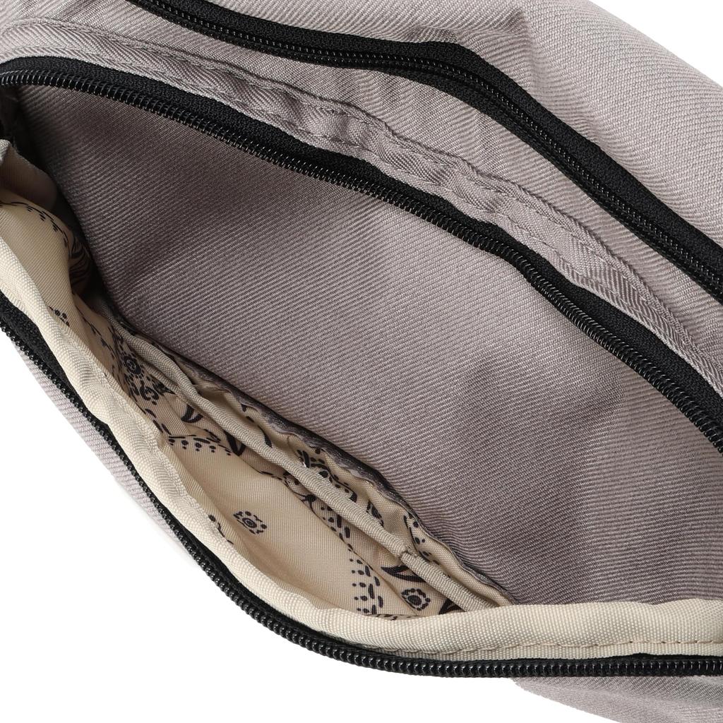 Lee Polyester Waist and Body sonic+ (Denim-Style) Water-Repellent 2-Way Bag, Gray, 320-1333, 320-1333-11