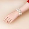 Elastic Multi-layer Bead Bracelet, Women's Exclusive Jewelry, Exquisite and Textured Daily Commuting Bracelet Item.