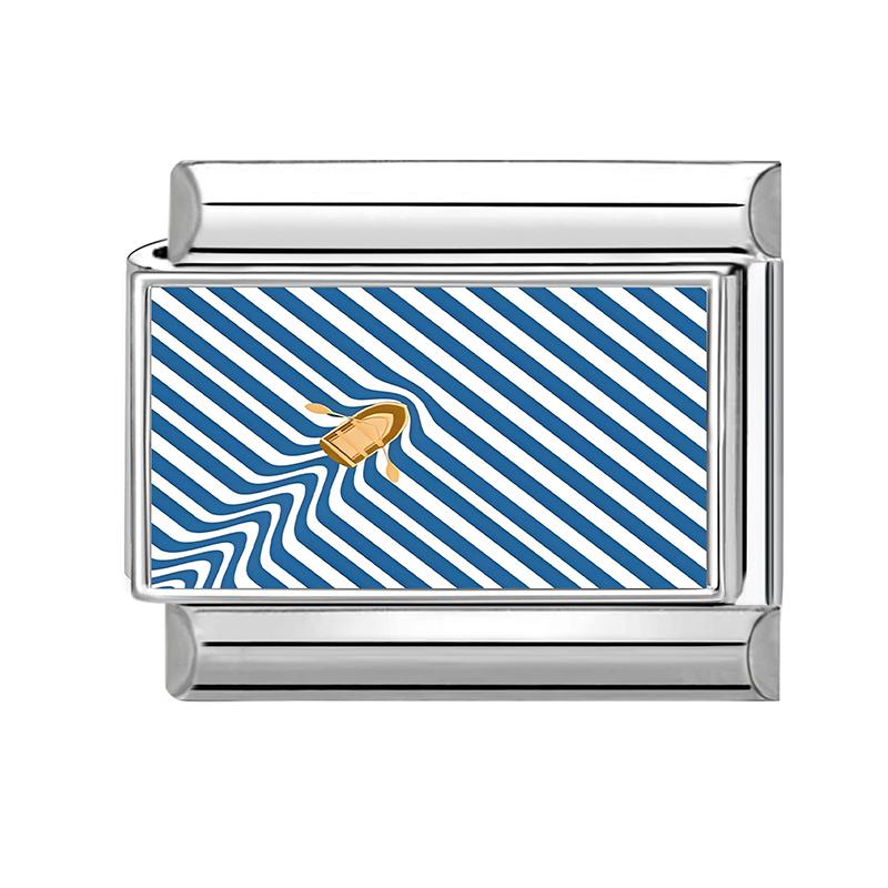 Y2K Lovely Animals Dog Cat Starfish Blue Italian Charm Fit 9mm Stainless Steel Women Men DIY Making Bracelet Jewelry Wholesale