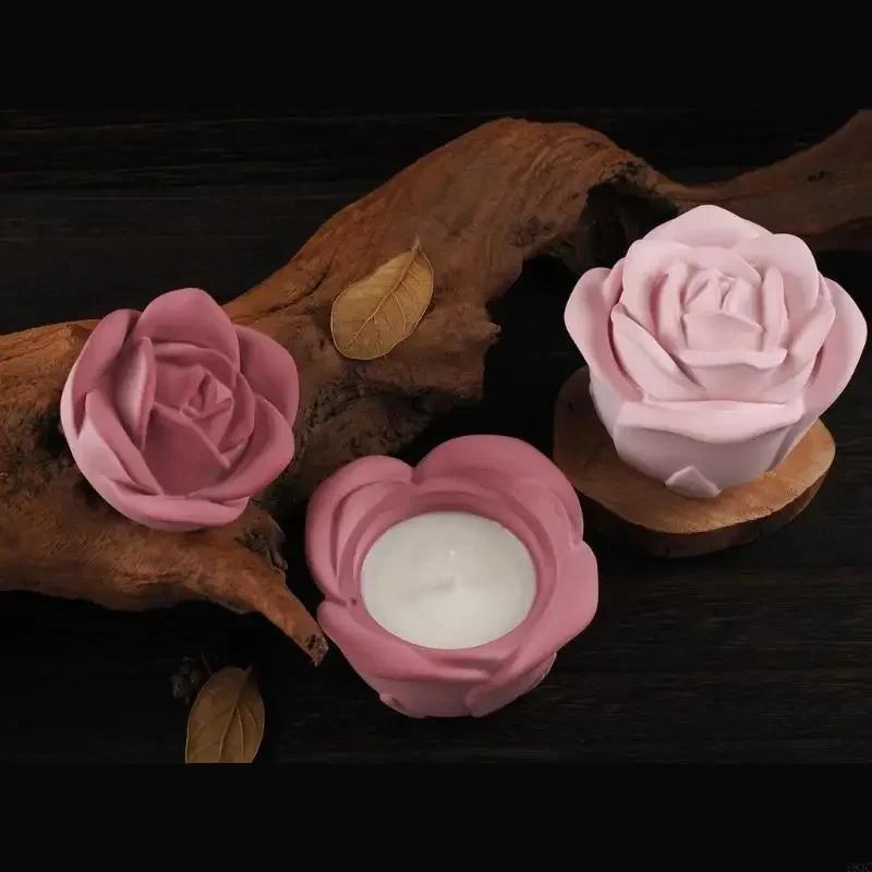 Flower Resin Jar Molds and LIDS, Rose Holder Molds, Making Cup Jewelry Cases for Home Decoration