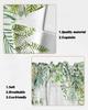 Valance Curtain Green Leaves Swag Kitchen Watercolor Botanical Living Room Bedroom Decorative Small Curtains Polyester With Rod Pocket Great Decor