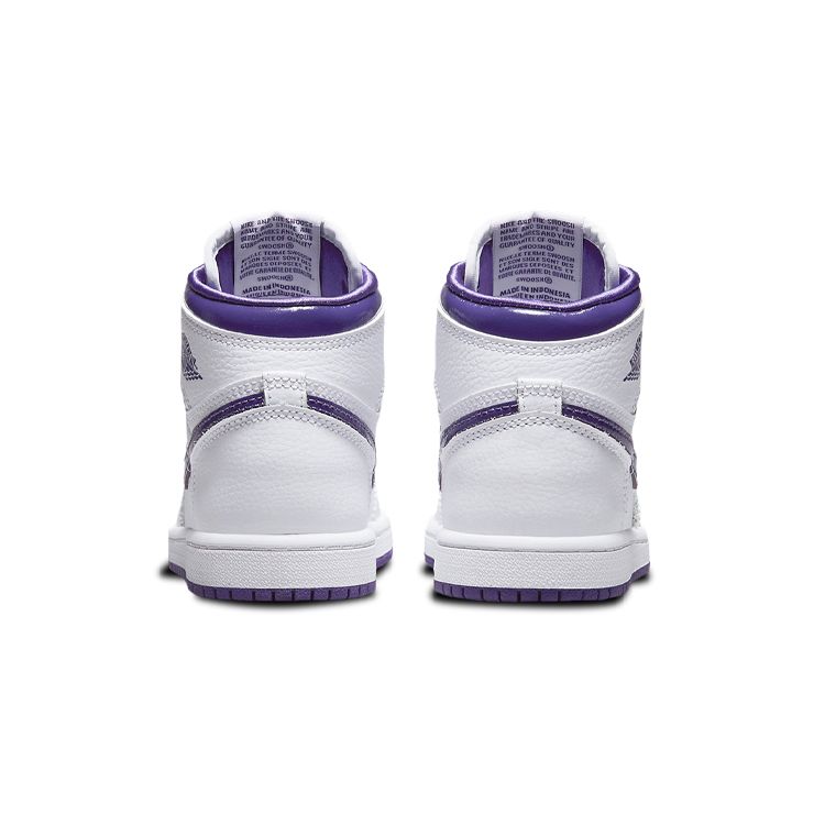 Dětské tenisky Air Jordan 1 Retro High OG PS Court Purple Bílé CU0449-151