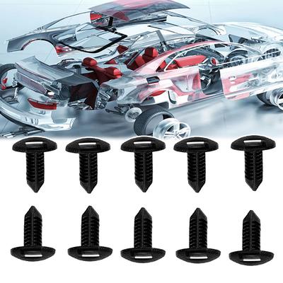 Black Nylon Car Trunk Luggage Covers Compartment Trim Panel Fastener Rivets for TOYOTA LEXUS NISSAN Retainer Clips Car Products
