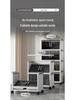 Foldable Plastic Storage Cabinet: Flip-Top Wardrobe Organizer for Clothes and Medicine