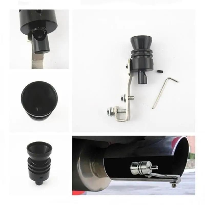 Universal Turbo Sound Whistle Exhaust Pipe Tailpipe Fake BOV Blowoff Valve Simulator Car Accessories