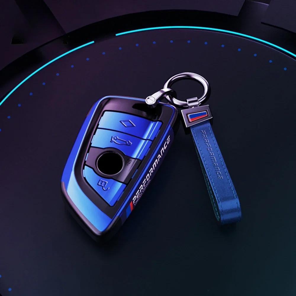 PC Plating Car Remote Key Case Cover Shell Fob for BMW X1 X3 X4 X5 X6 F15 F16 G30 G20 3 5 7 Series G01 G02 G05 G11 G32 F48 F39