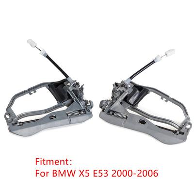 1pc Car Exterior Door Handle Carrier Bracket For BMW X5 E53 2000-2006 Front Left Right Outdoor Handle Housing Parts