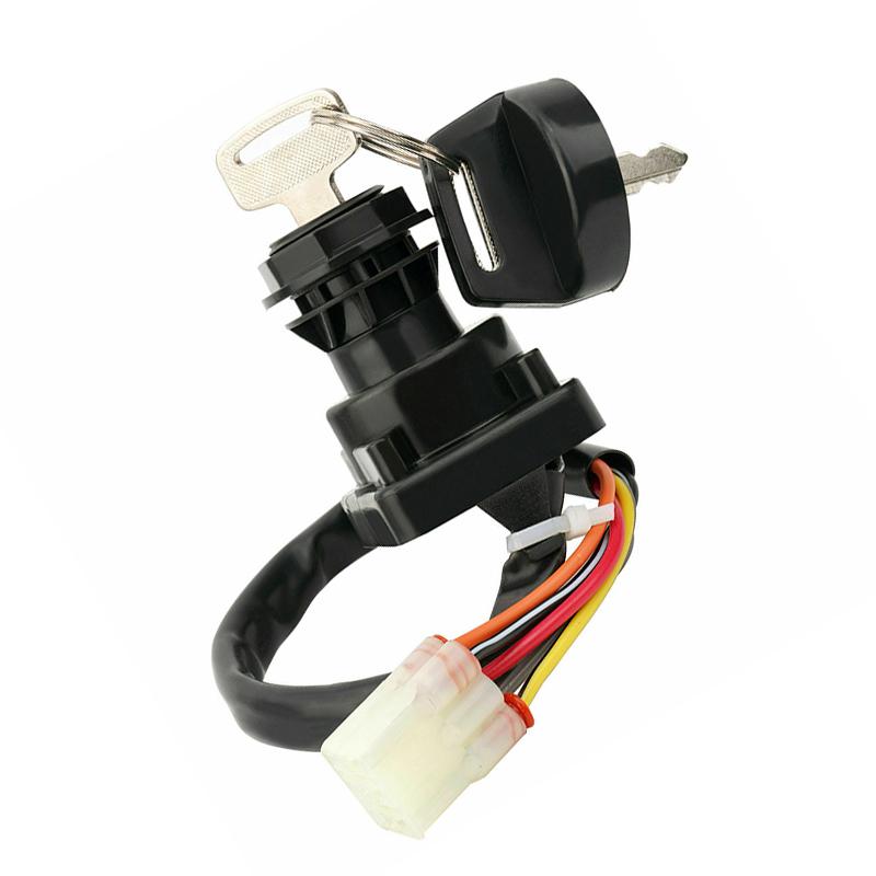 Motorcycle Ignition Switch Key Fit For Suzuki King Quad 400 450 500 750 Eiger 400 LTF400F 5 Pin 37110-38F00