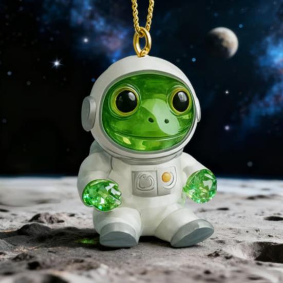 Frog Advent Calendar 2025 24 Days Woodland Theme Christmas Countdown with 2D Flat Frogs Ornaments Novelty Frog Christmas Tree Decoration