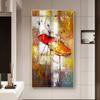Abstract Two Dancing Girls Oil Canvas Painting Posters and Prints Modern Wall Art Wedding Living Room Home Decor No Frame