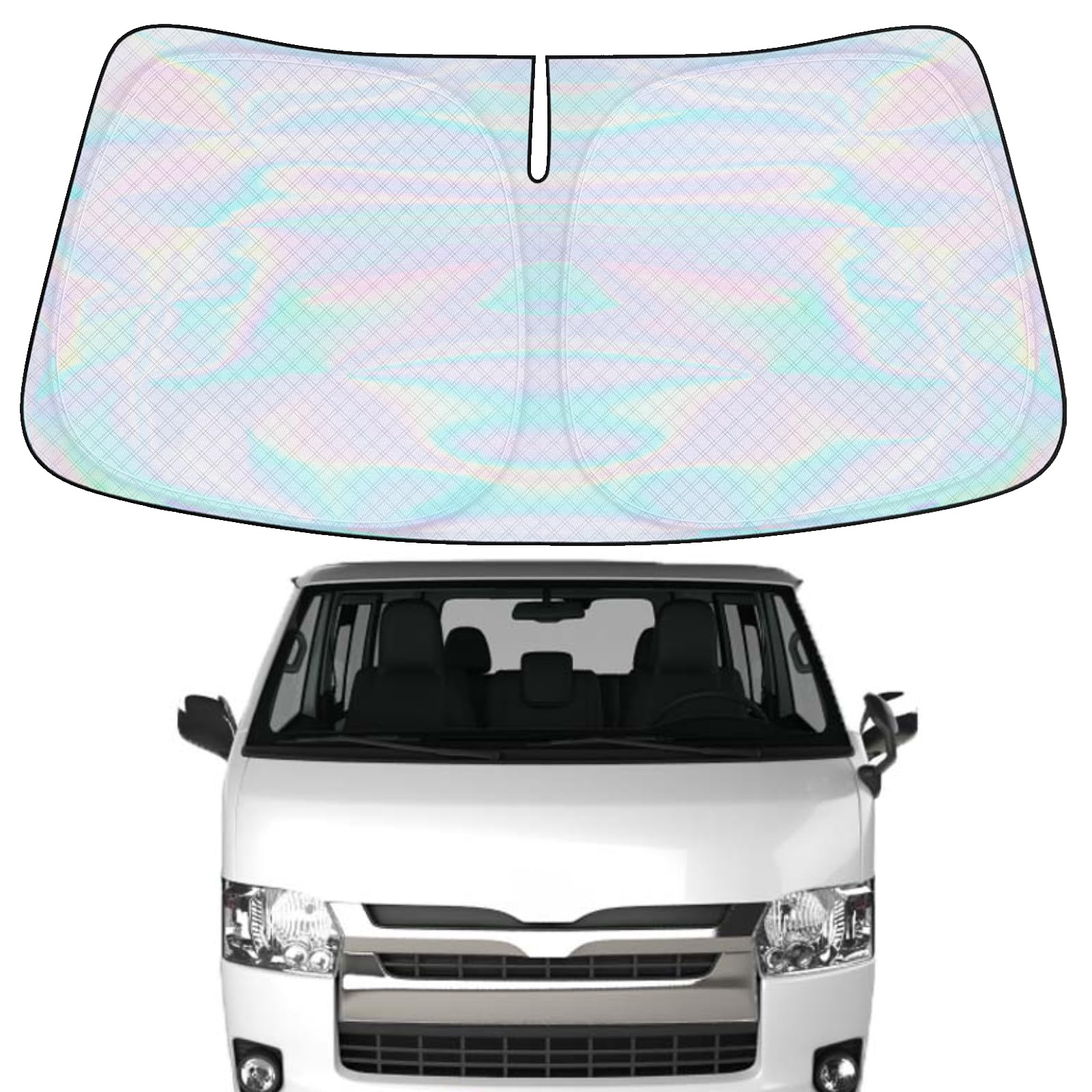 

reinforced Sunshade for designed specifically for your prevents blocks blocks UV protects against comes with storage bag Hiace 200 series wide