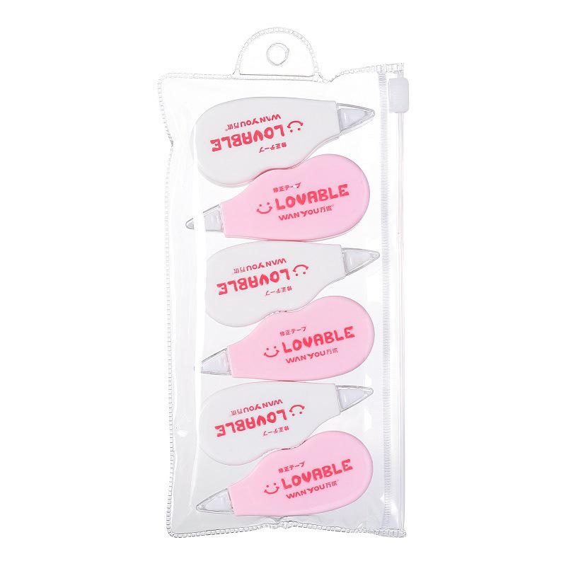 Smooth Correction Tape Set - Creative, Large Capacity, 6-Pack, 24 Meters Each